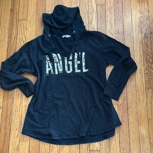 Victoria's Secret Black 'Angel' Hoodie